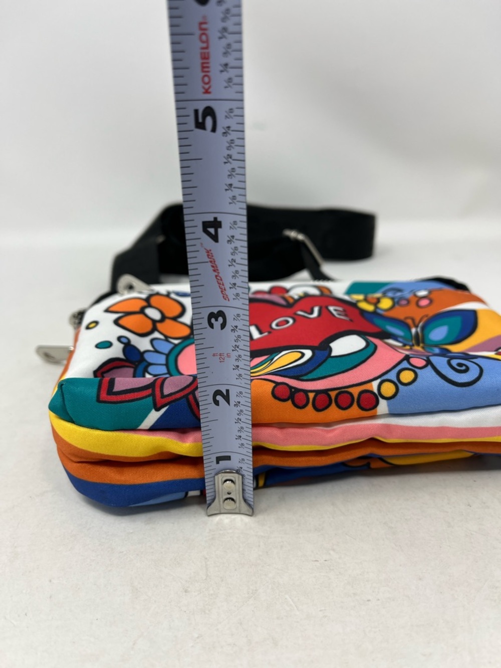 BRIGHTON POWER OF LOVE CROSSBODY BELT BAG COLORFUL ARTISTS COLLAB GRAPHIC - Picture 16 of 16